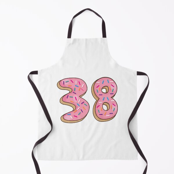 Item preview, Number 38 thirty eightShaped Like Donuts designed and sold by DonutsWords.