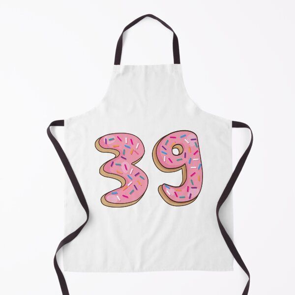 Item preview, Number 39 thirty nine Shaped Like Donuts designed and sold by DonutsWords.
