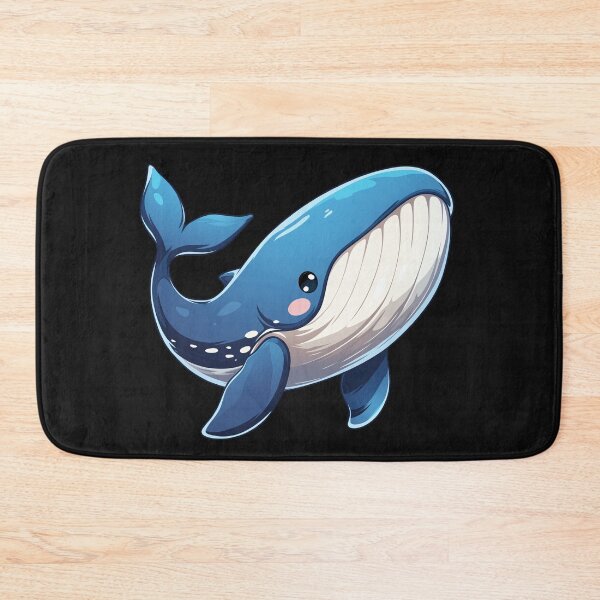 Item preview, Cheerful Blue Whale designed and sold by InkInduldge.