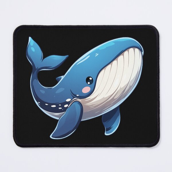 Item preview, Cheerful Blue Whale designed and sold by InkInduldge.