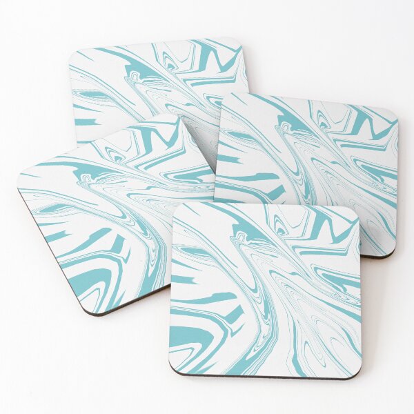 Item preview, Minty breeze blue abstract design. designed and sold by TIPPYpandaBABY.