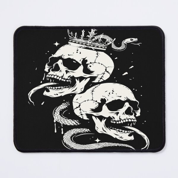 Item preview, Royal skull with snakes designed and sold by ArtFusionVibe.