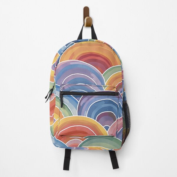 Item preview, Watercolor Rainbow Doodles designed and sold by PMGDigital.