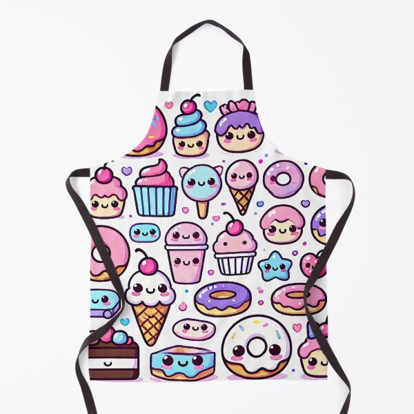 Item preview, Cute Cupcakes, Ice Cream Cones, Donuts, and Sweet Bakery Treats designed and sold by KawaiiCherryPie.