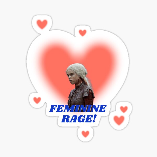 Item preview, feminine rage - Rhaenyra Targaryen designed and sold by sevenfolksongs.