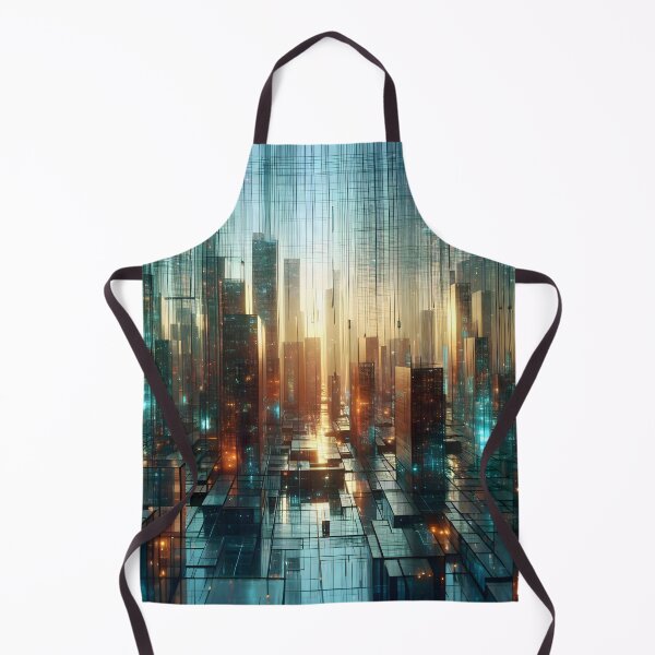 Item preview, Digital Metropolis: A Futuristic Cityscape designed and sold by CitrineLinker.