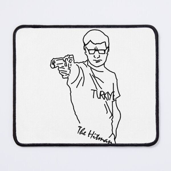 Item preview, yusuf dikec The Hitman- minimal style simple lineart designed and sold by EmeraldeaDesign.