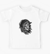 Angel of Death Skull,Skeleton Design by Death Creed Records Kids Tee