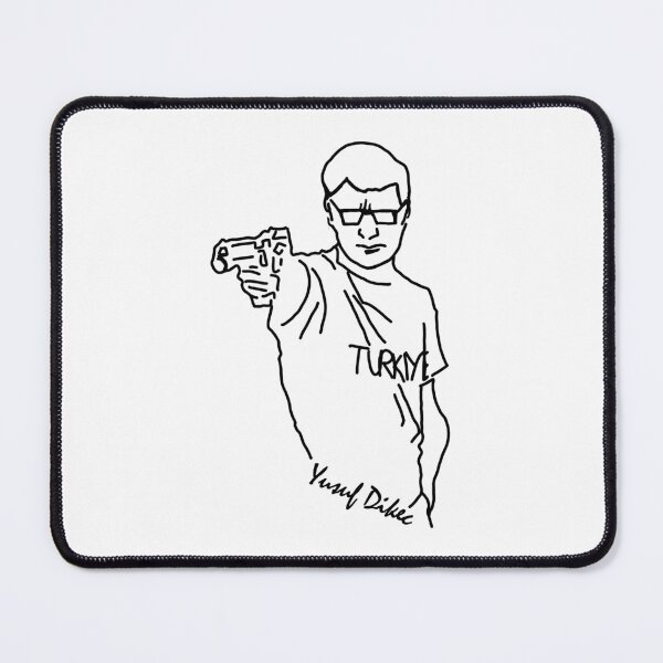 Item preview, yusuf dikec fanart - minimal style simple lineart designed and sold by EmeraldeaDesign.
