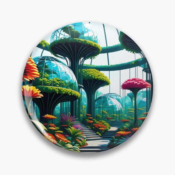 Item preview, Futuristic Botanical Garden  designed and sold by RelinCreates.