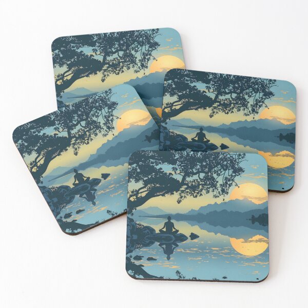 Item preview, Serene Lake Meditation Sunrise designed and sold by Alin Richard Iovănuț.