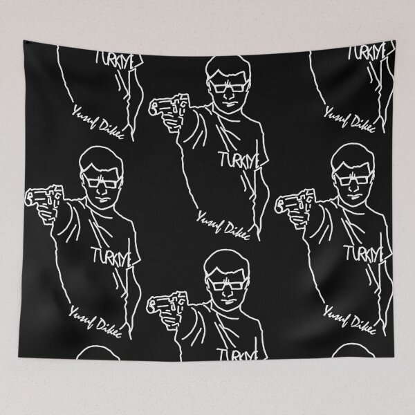 Item preview, yusuf dikec fanart - white minimal style simple lineart designed and sold by EmeraldeaDesign.