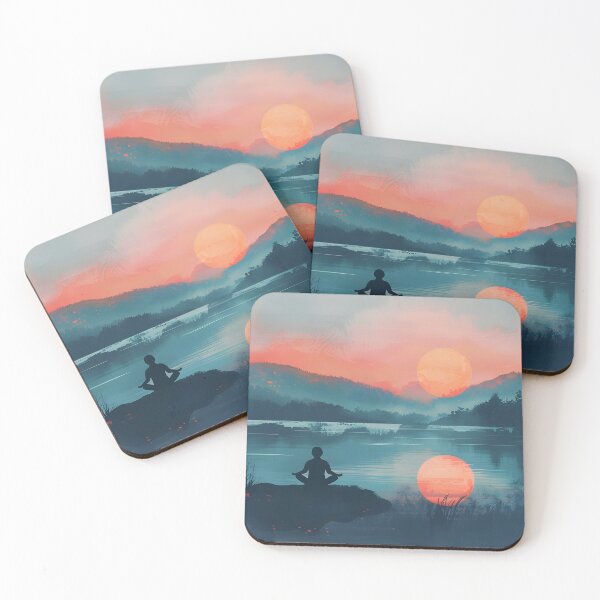 Item preview, Serene Lake Meditation Sunrise designed and sold by Alin Richard Iovănuț.