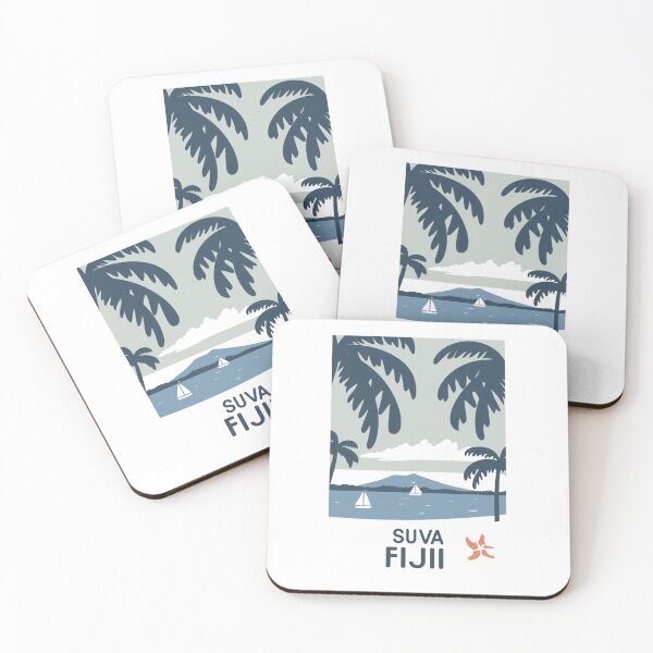 Item preview, A Vintage Travel Art of Suva - Fiji  designed and sold by GoodOldVintage.