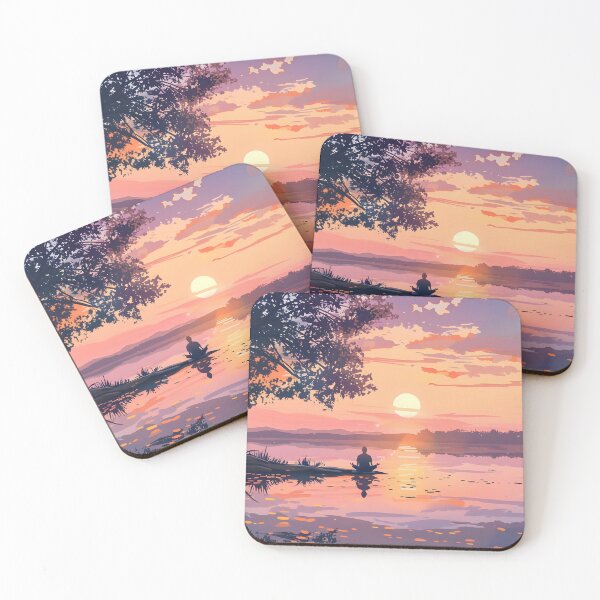 Item preview, Serene Lake Meditation Sunrise designed and sold by Alin Richard Iovănuț.