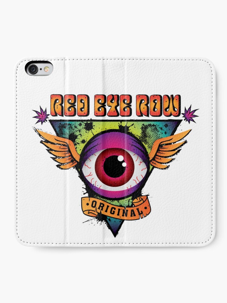 Alternate view of Red Eye Row iPhone Wallet