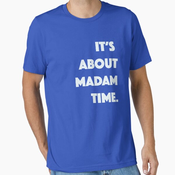 Vista previa del artículo con la obra «Se trata de Madam Time --Azul», diseñado y vendido por GordonStandard.