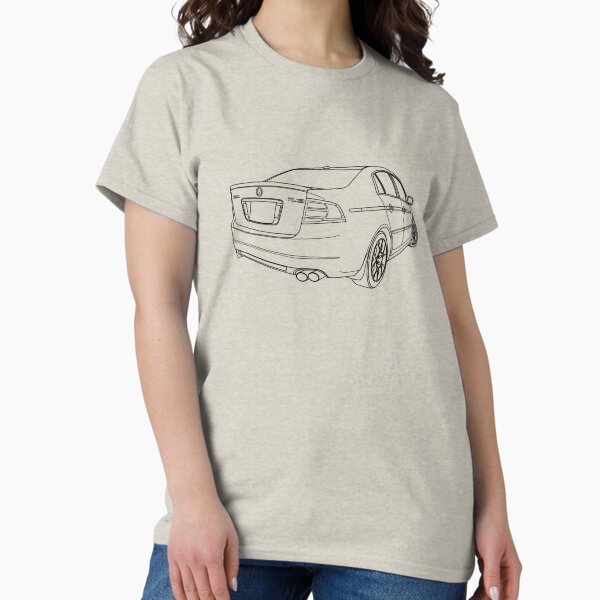 Item preview, Acura TL Type S (UA6) Line Art designed and sold by shavingisboring.