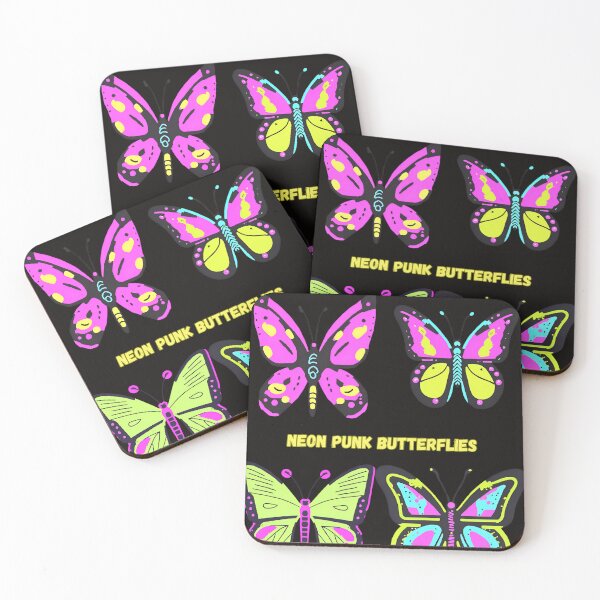 Item preview, Neon Punk Butterflies designed and sold by Highhocreations.
