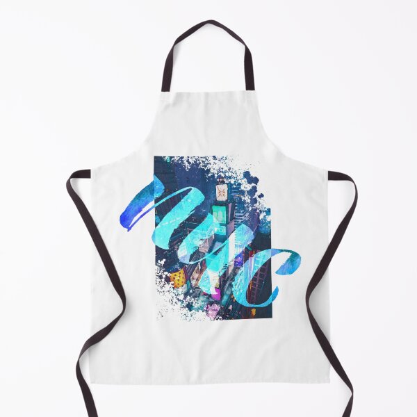 Item preview, NYC Time Square (watercolor with Text) designed and sold by DJ45Artworks.