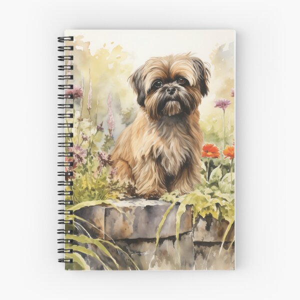 Item preview, Brussells Griffon with Flowers designed and sold by Samuelsboro.