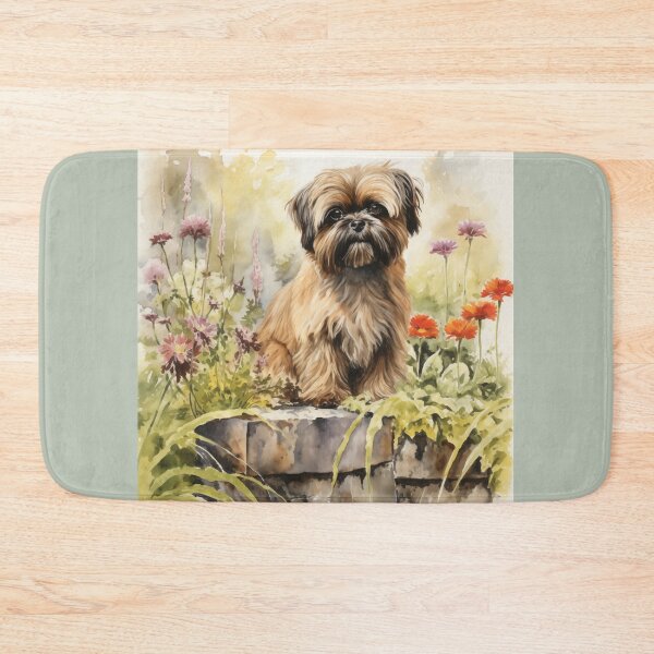 Item preview, Brussells Griffon with Flowers designed and sold by Samuelsboro.