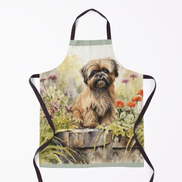 Item preview, Brussells Griffon with Flowers designed and sold by Samuelsboro.