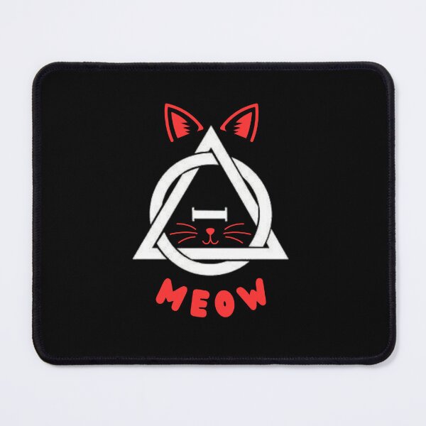Item preview, Meow! Therian / Therianthropy Symbol Red Cat Ears Whiskers designed and sold by Artography Designs.