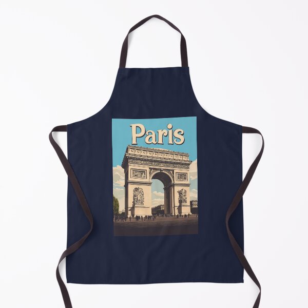 Item preview, Vintage Paris Arc de Triomphe Travel Poster designed and sold by Boddicca.