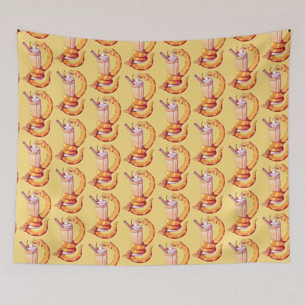 Item preview, Orange Snake Milkshakie designed and sold by skybluekitty.