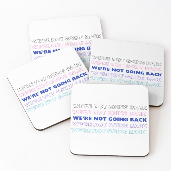 Item preview, We’re not going back - rainbow letters designed and sold by vwagenet.