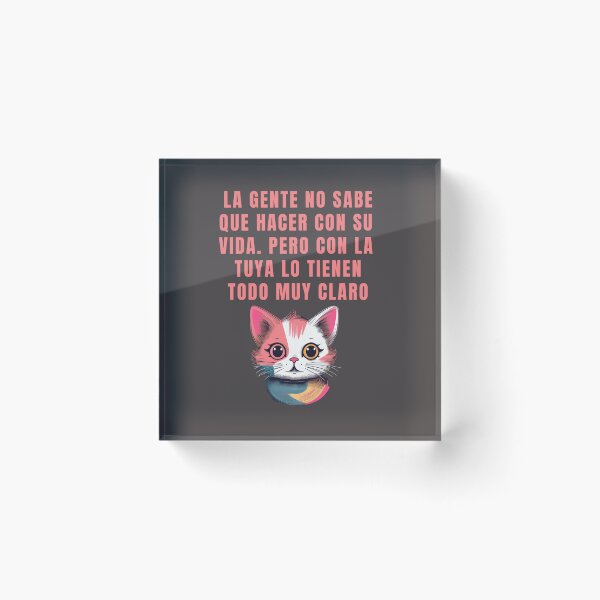 Item preview, funny cat quotes designed and sold by La Loca.