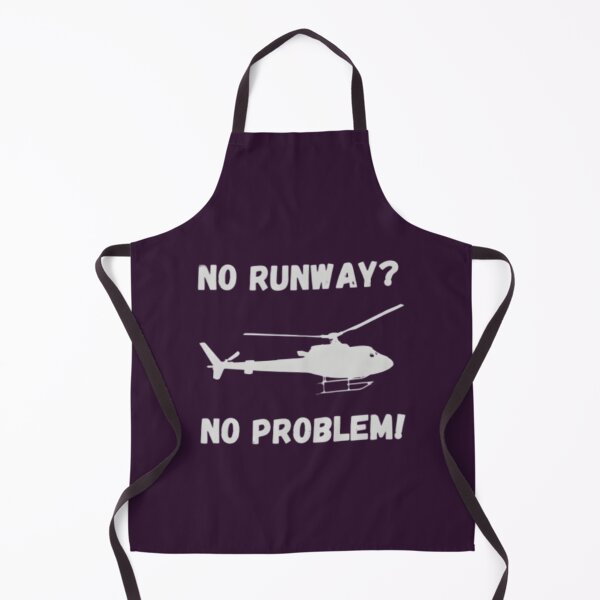 Item preview, No Runway No Problem Funny Helicopter Pilot designed and sold by WebsterBouchard.