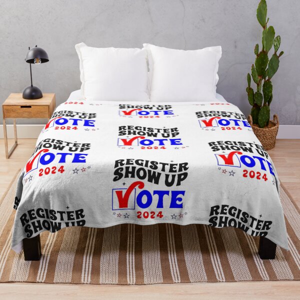 Item preview, Register and Show up to Vote 2024 designed and sold by lindab142.