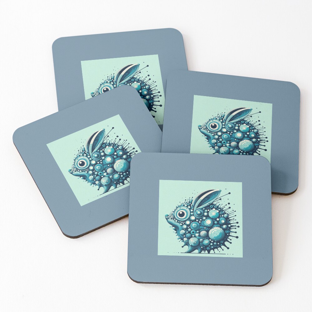 Item preview, Coasters (Set of 4) designed and sold by Comicalcreation.