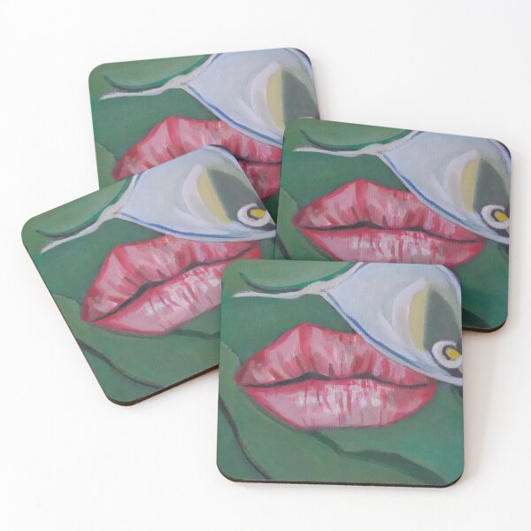 Item preview, Lips and lilyflower designed and sold by BlossomArtPhoto.