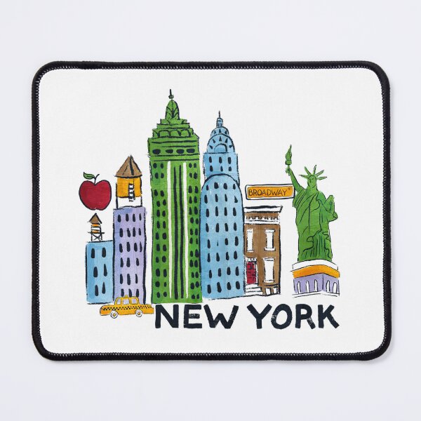 Item preview, New York skyline with Statue of Liberty  designed and sold by Bridgett3602.