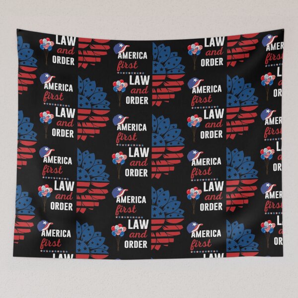 Item preview, America First, Law and Order  designed and sold by lindab142.