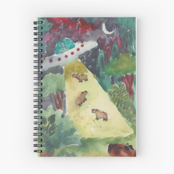 Item preview, capybaras being abducted designed and sold by guilhernunes.