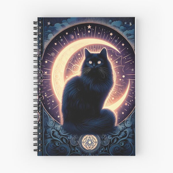 Item preview, Black cat and tarot designed and sold by nocturnastore.