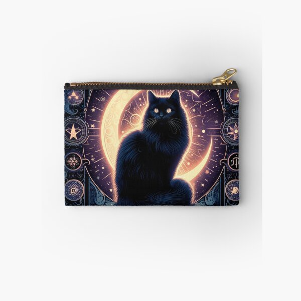 Item preview, Black cat and tarot designed and sold by nocturnastore.