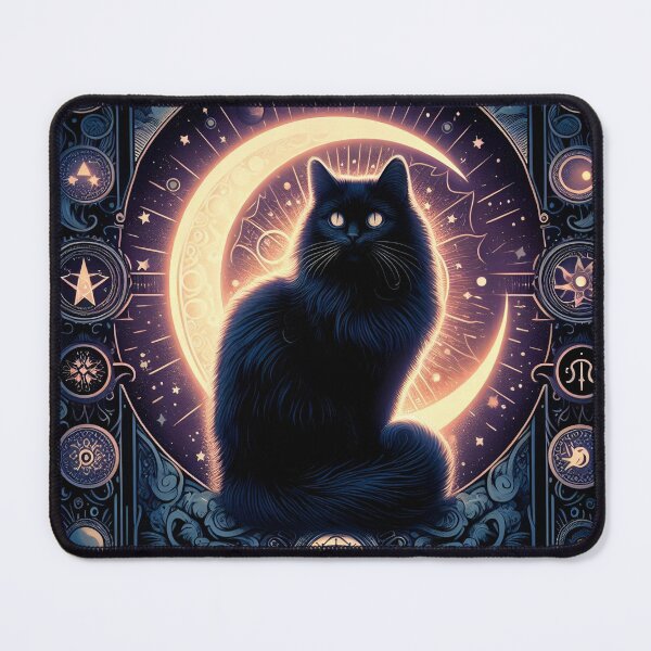 Item preview, Black cat and tarot designed and sold by nocturnastore.