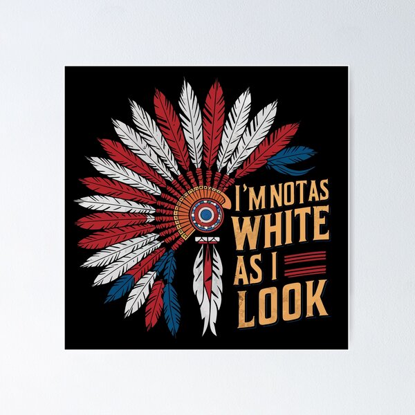 Item preview, I'm Not as White as I Look designed and sold by oumayma mokrane.
