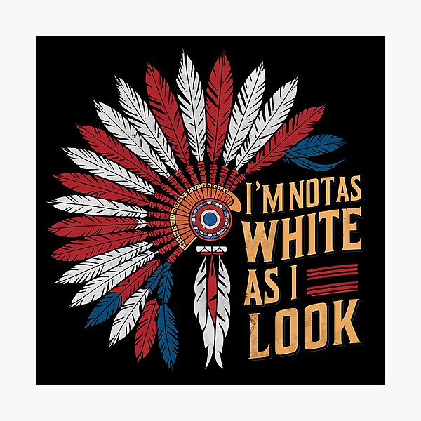 Item preview, I'm Not as White as I Look designed and sold by oumayma mokrane.