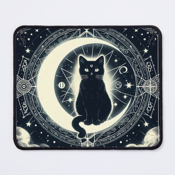 Item preview, Black cat and tarot 2 designed and sold by nocturnastore.