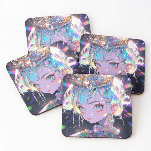 Item preview, Regal Sparkle Crown Anime Girl designed and sold by bubblegoth.