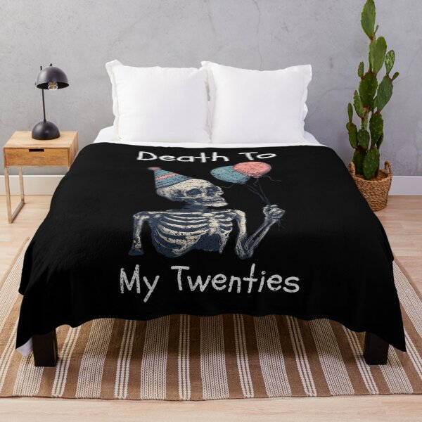 Item preview, Vintage Skull with Balloon: Death To My Twenties designed and sold by PantatKiller.