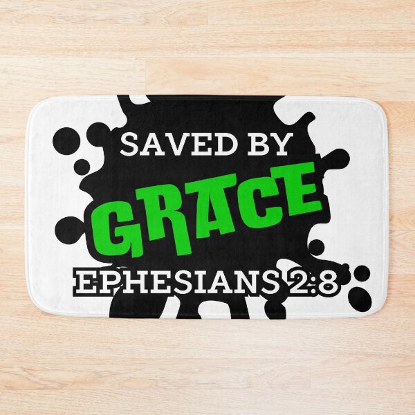 Item preview, Saved by Grace, christian quotes  designed and sold by MoriaStore.
