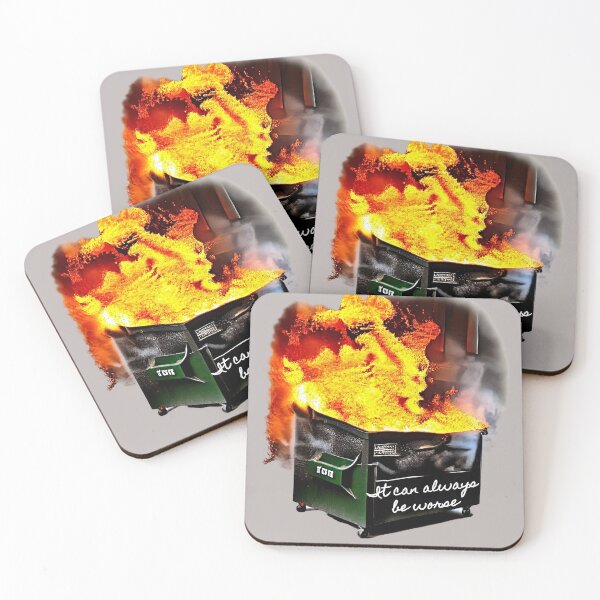 Item preview, Dumpster Fire designed and sold by GlassPenny.
