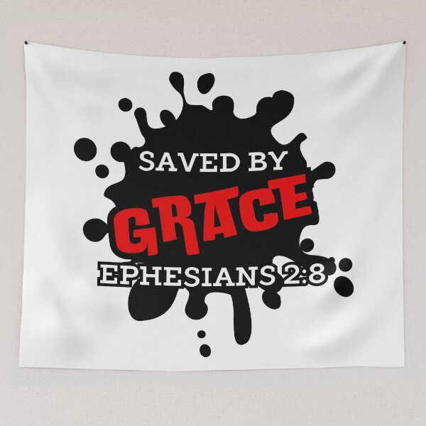 Item preview, Saved by Grace, Ephesians 2:8.  designed and sold by MoriaStore.